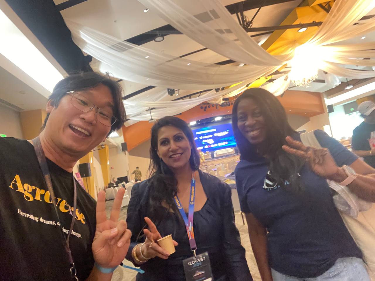 Gary, Atrish, and Kim at TECH FEST 2026